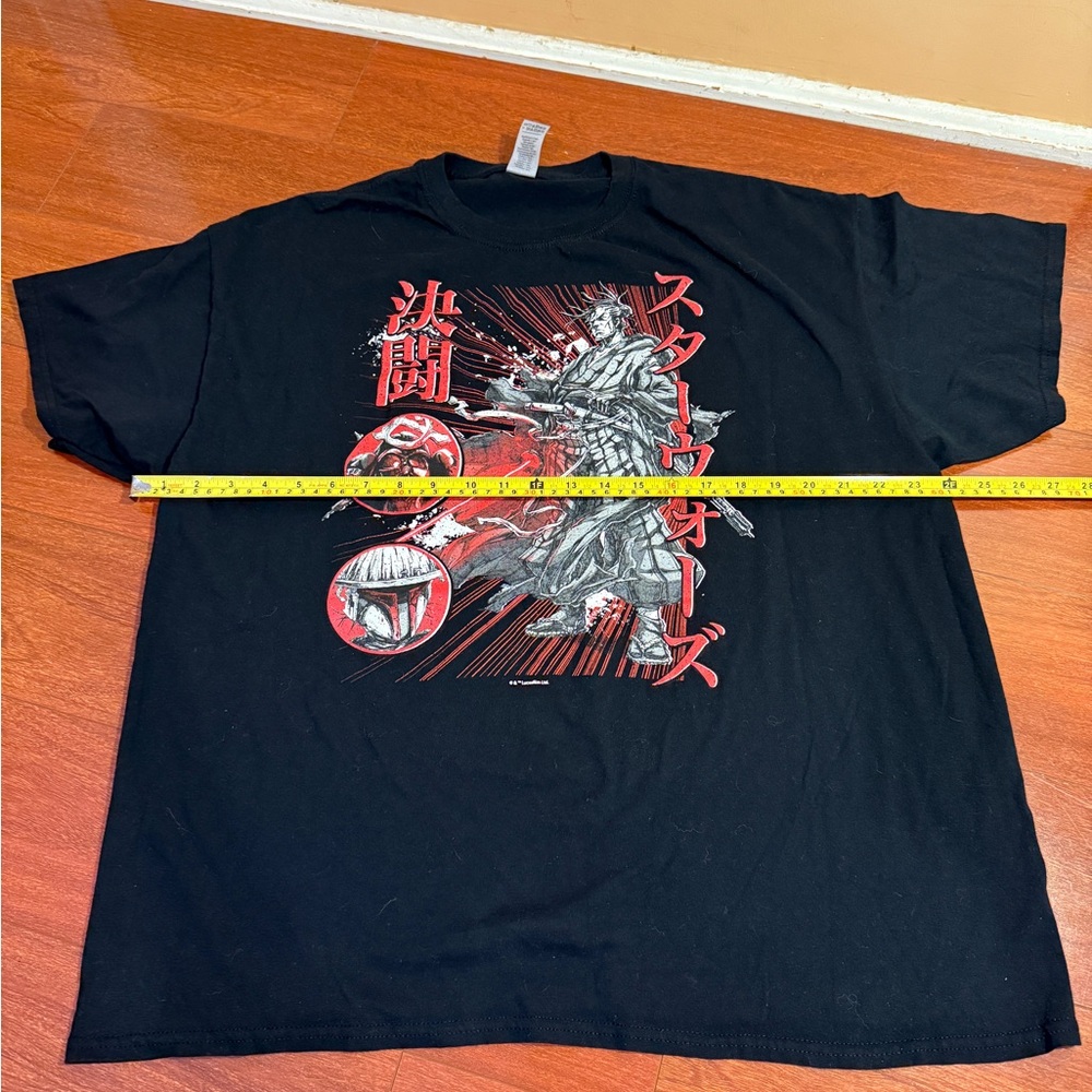 Limited Star Wars Samurai Boba Fett Darth Vader Japanese manga Graphic T-Shirt - Picture 4 of 5